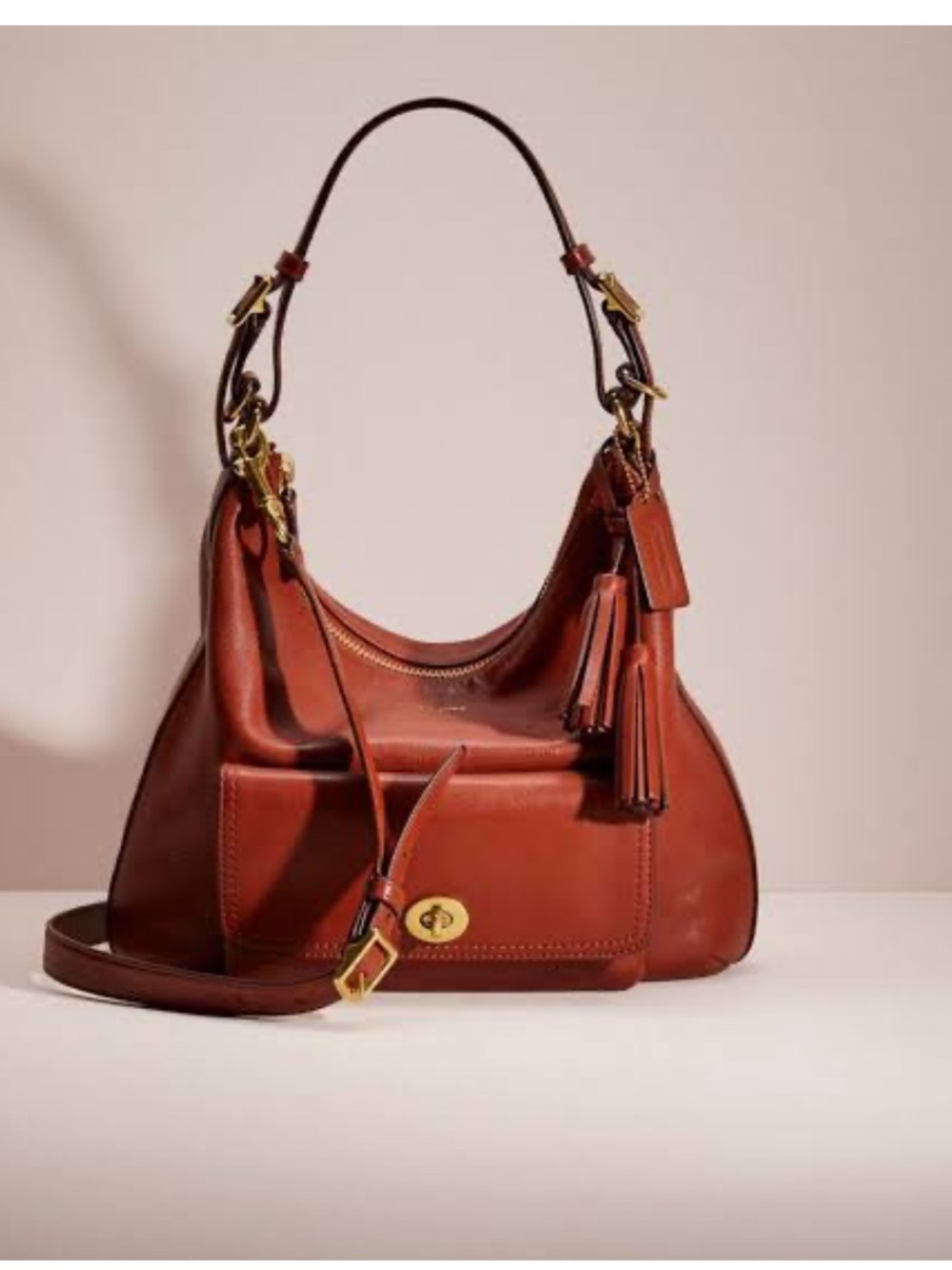 Coach Courtenay Leather Hobo Bag